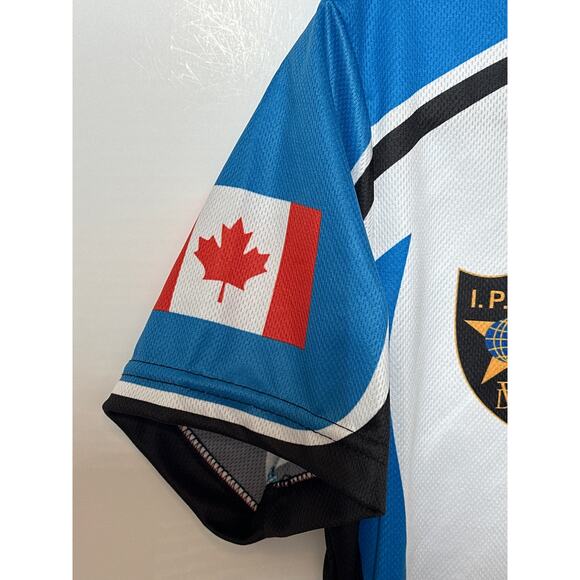 Fuzion Kobe Sportswear Polo Shirt Jersey 2016 Nationals Alberta Canada Curling L - Picture 6 of 11